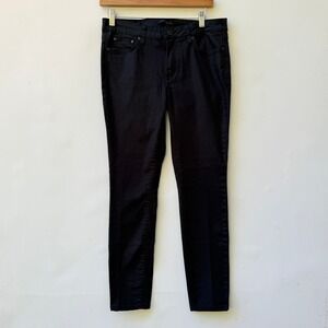 Dylan George Womens 28 Black‎ Wash Denim Skinny Mid Rise Stretch Jeans